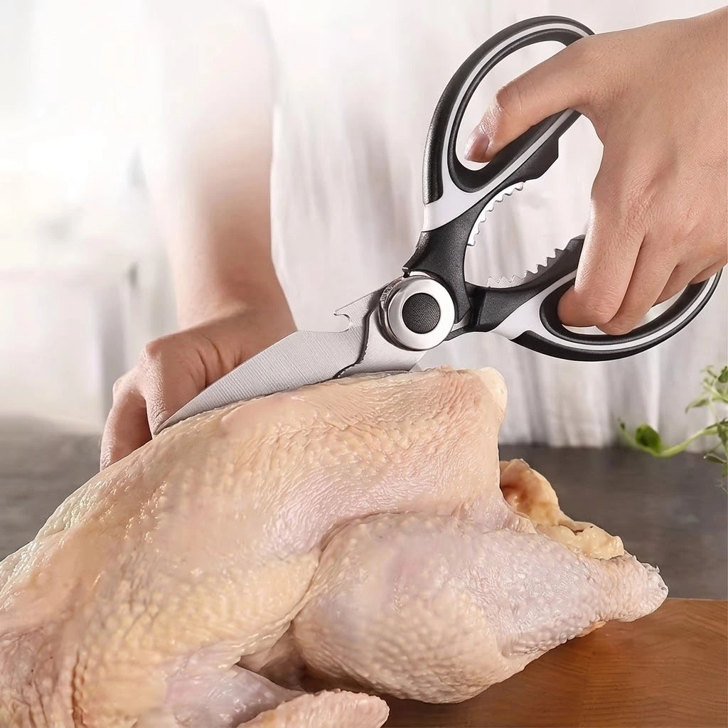 Tijeras de Cocina Multifuncionales de Acero Inoxidable