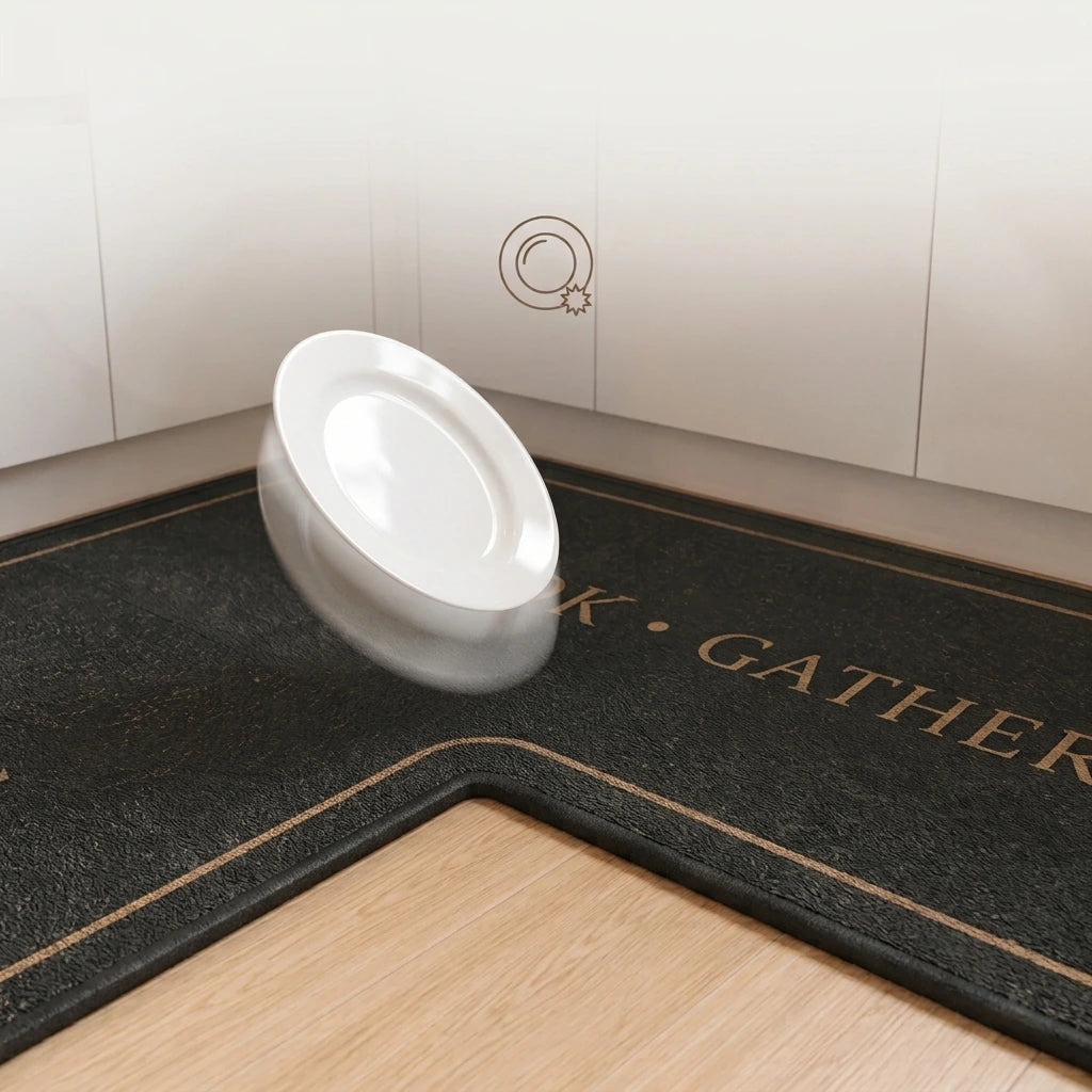 Alfombra de Cocina Antideslizante, Absorbente y Resistente a las Manchas
