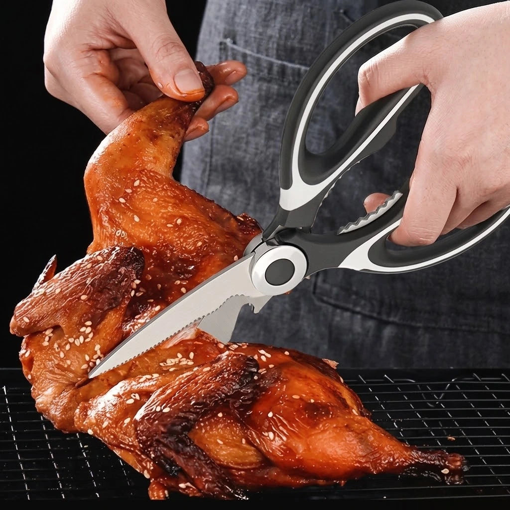 Tijeras de Cocina Multifuncionales de Acero Inoxidable