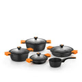 Set de Ollas y Sartenes Antiadherentes – 5 Piezas