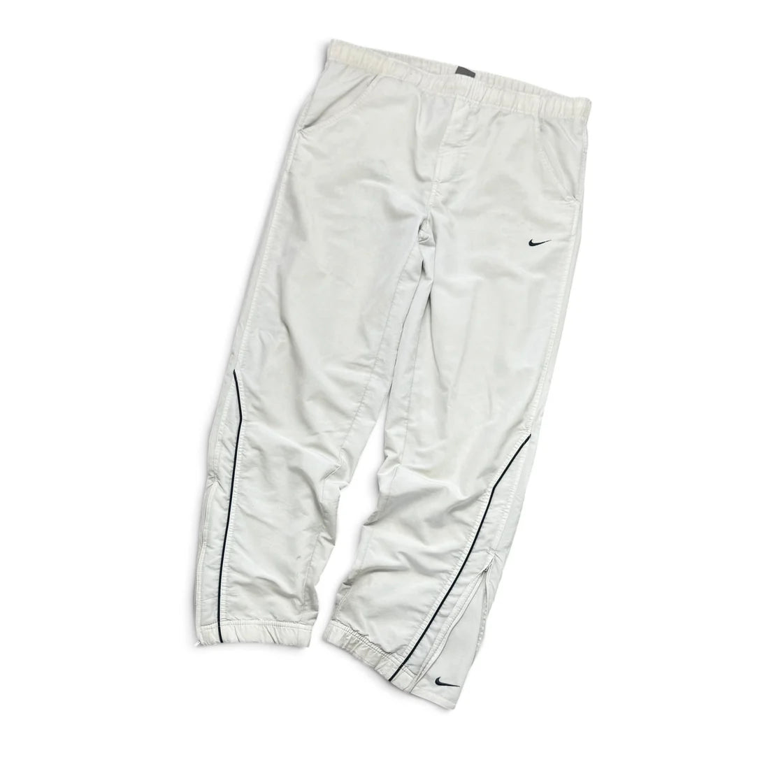 Pantalón Nike Vintage Raro de los 2000 en Gris | Estilo Y2K