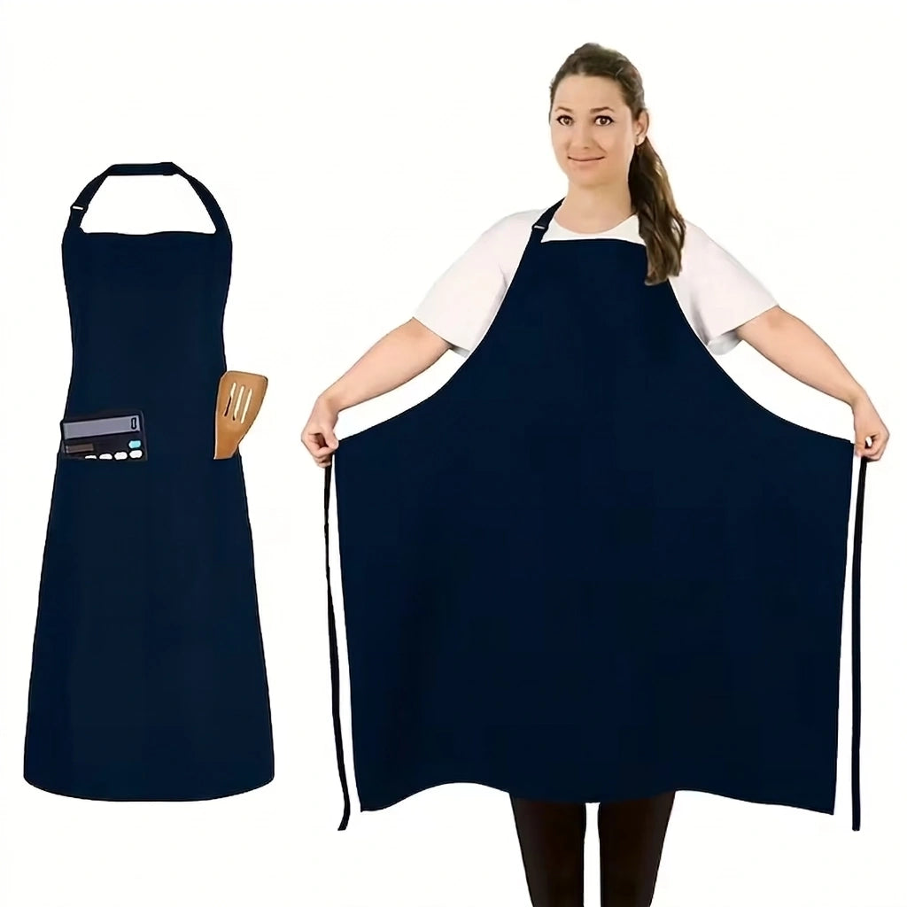 Delantal de Cocina con Bolsillo – Ajustable y Resistente al Agua