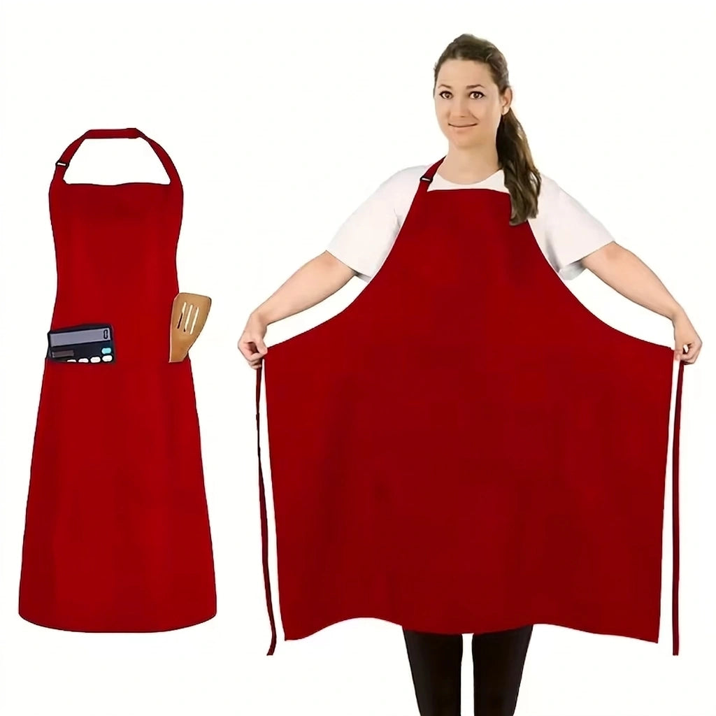 Delantal de Cocina con Bolsillo – Ajustable y Resistente al Agua