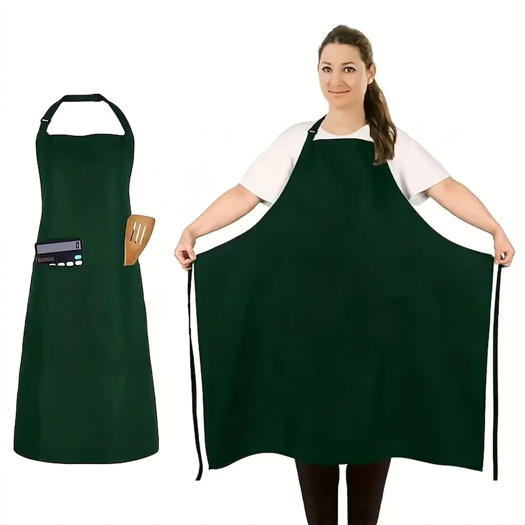 Delantal de Cocina con Bolsillo – Ajustable y Resistente al Agua